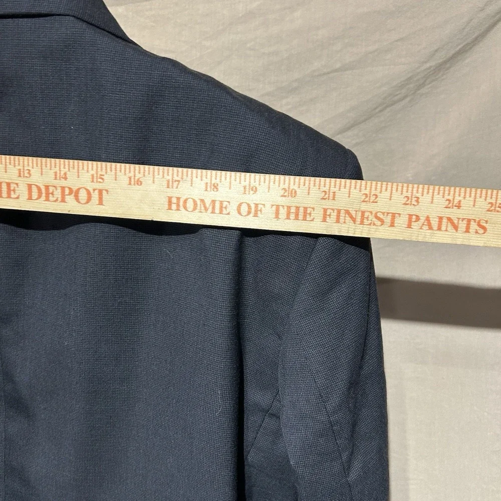 Vintage Chereskin 3-Button Navy Blue Suit Jacket Blazer
